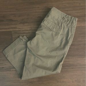 ROXY Olive Green Shorts with Pockets Size 9